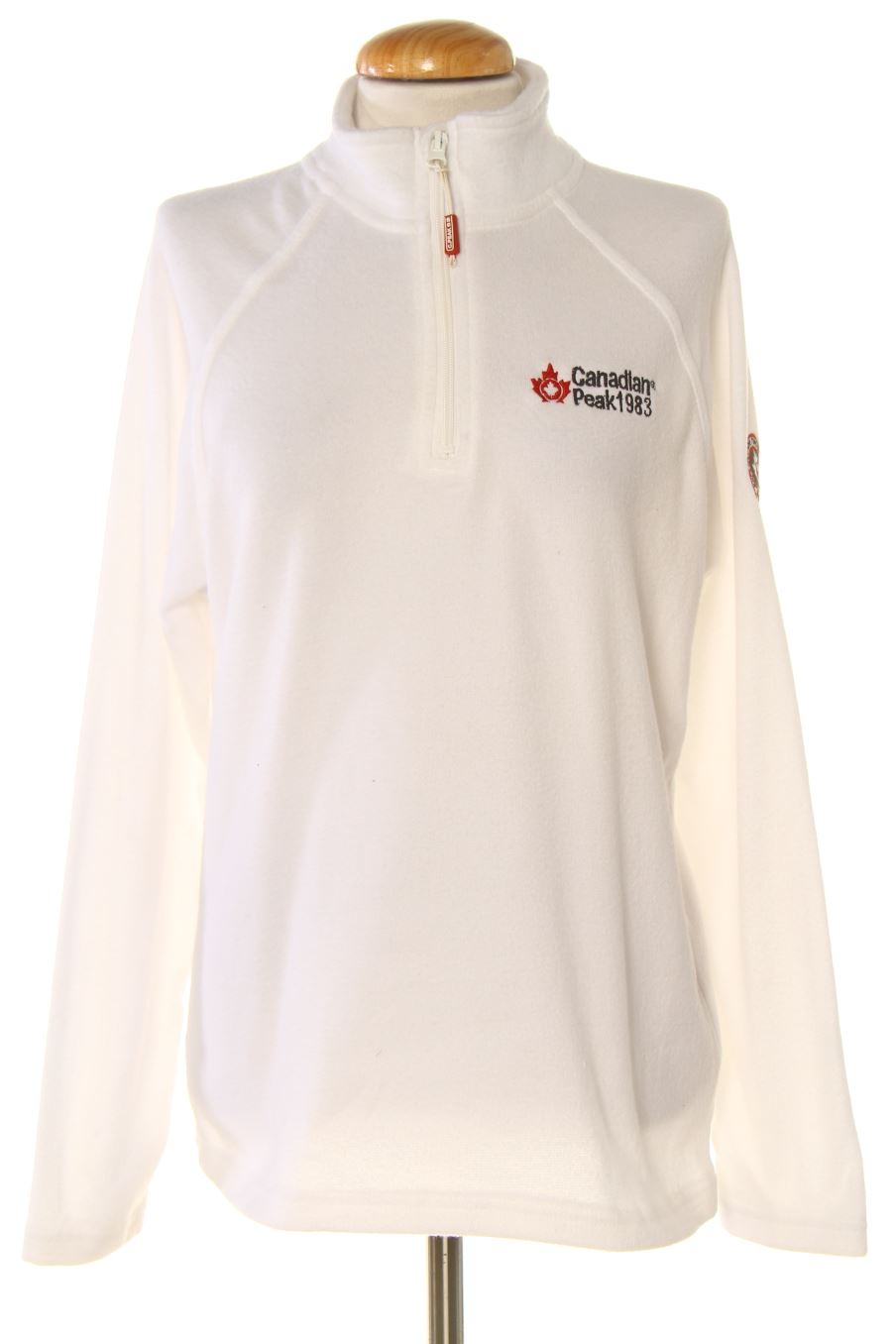 Sweat CANADIAN PEAK de la taille L, de couleur blanc