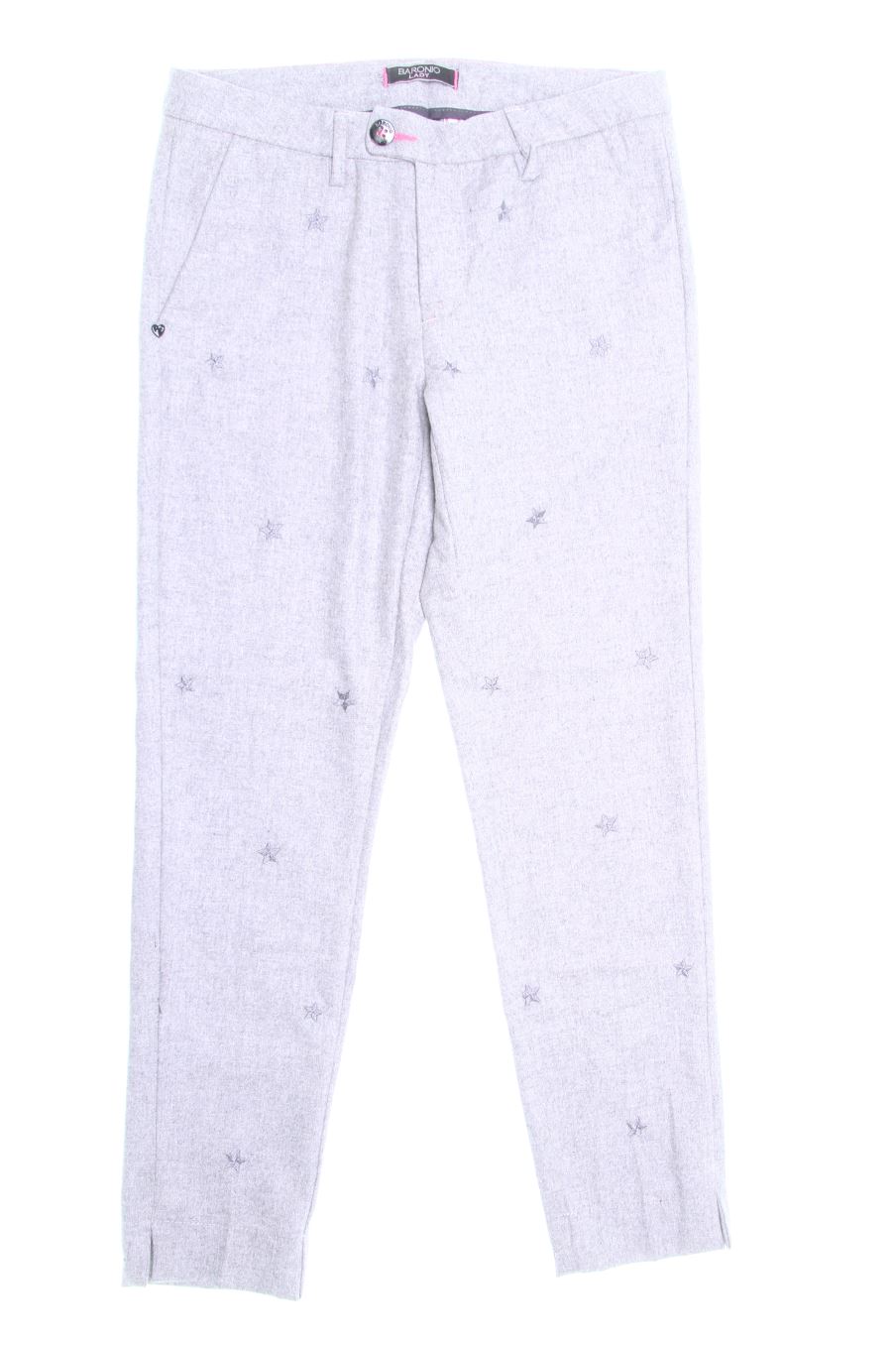 Pantalones de Baronio de la talla 36, de color gris