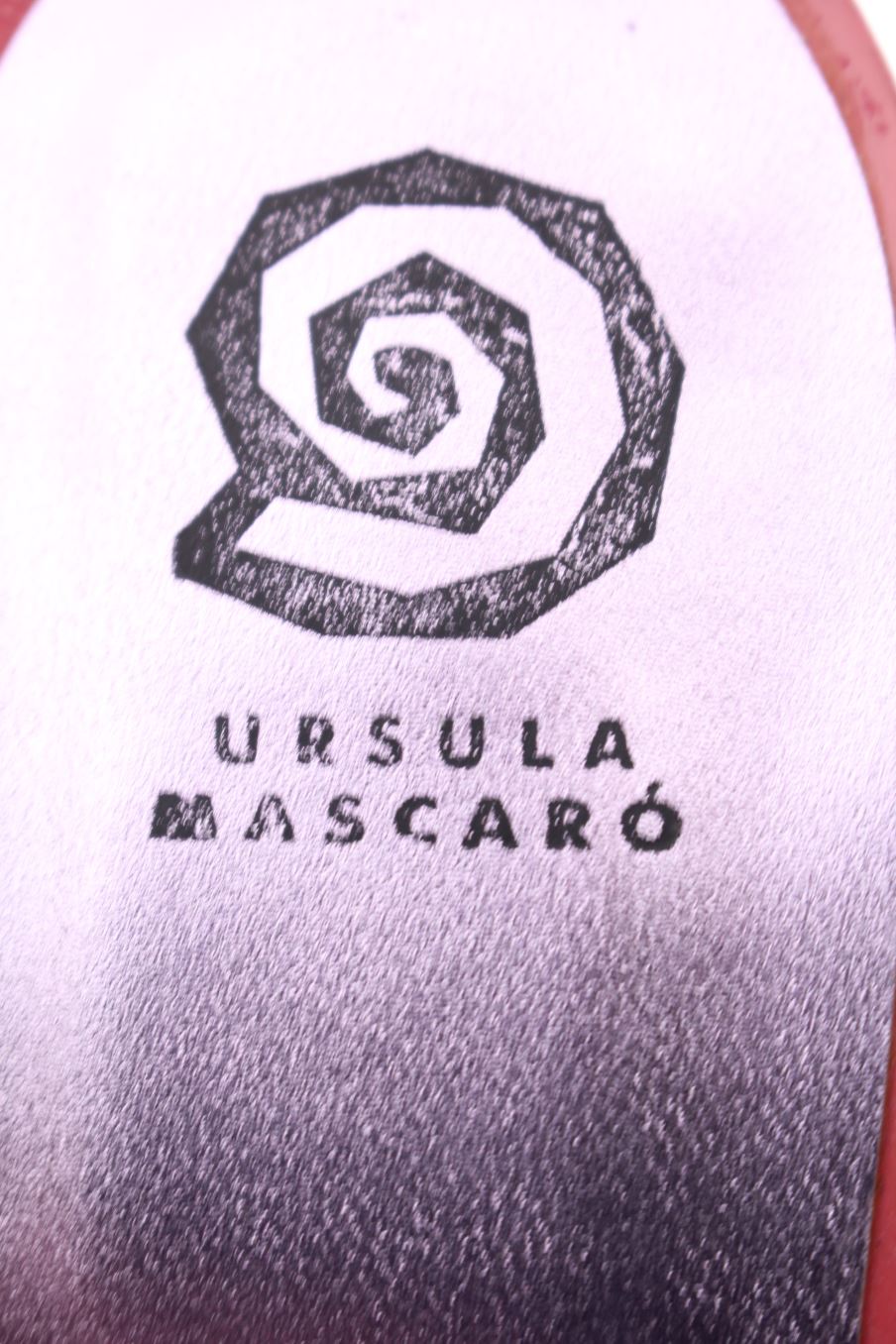 Sandalias tacon de Ursula Mascaro de la talla 40, de color rosa de