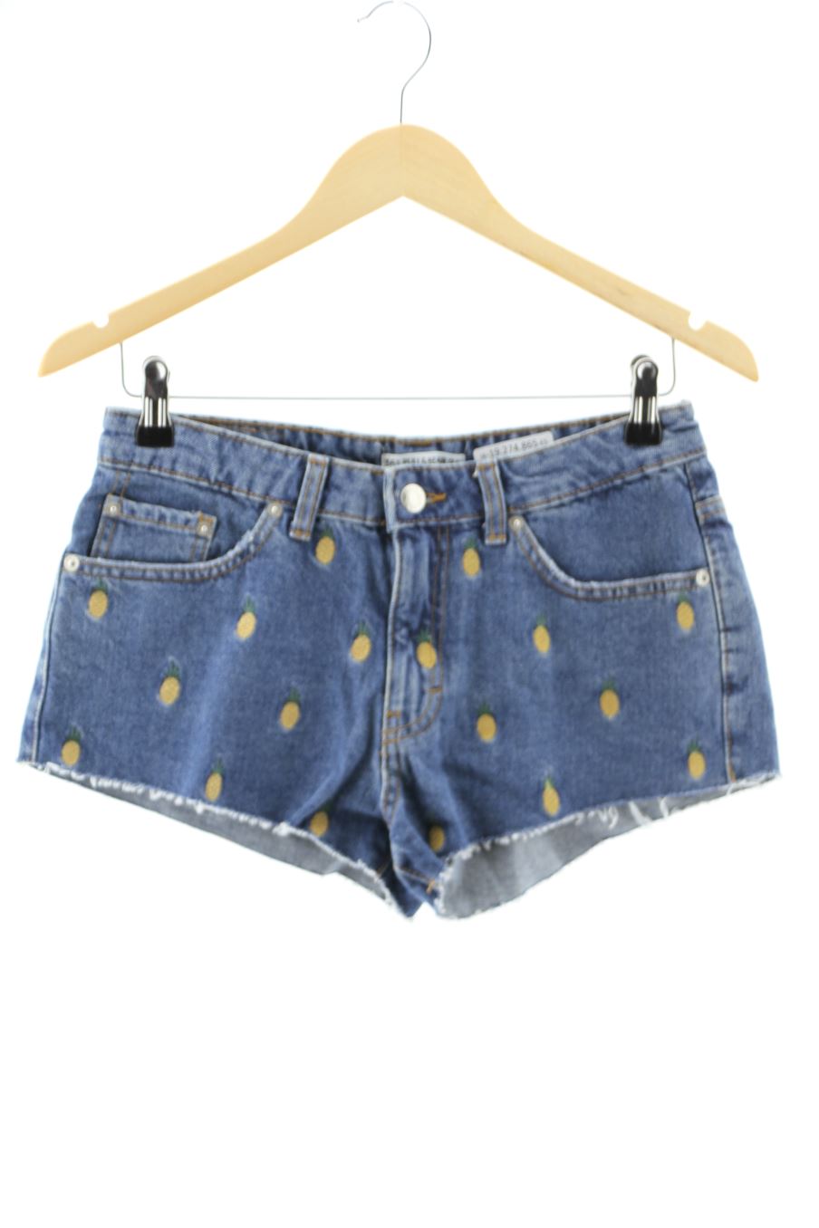 Shorts Pull & Bear de la taille 36, de couleur bleu de denim