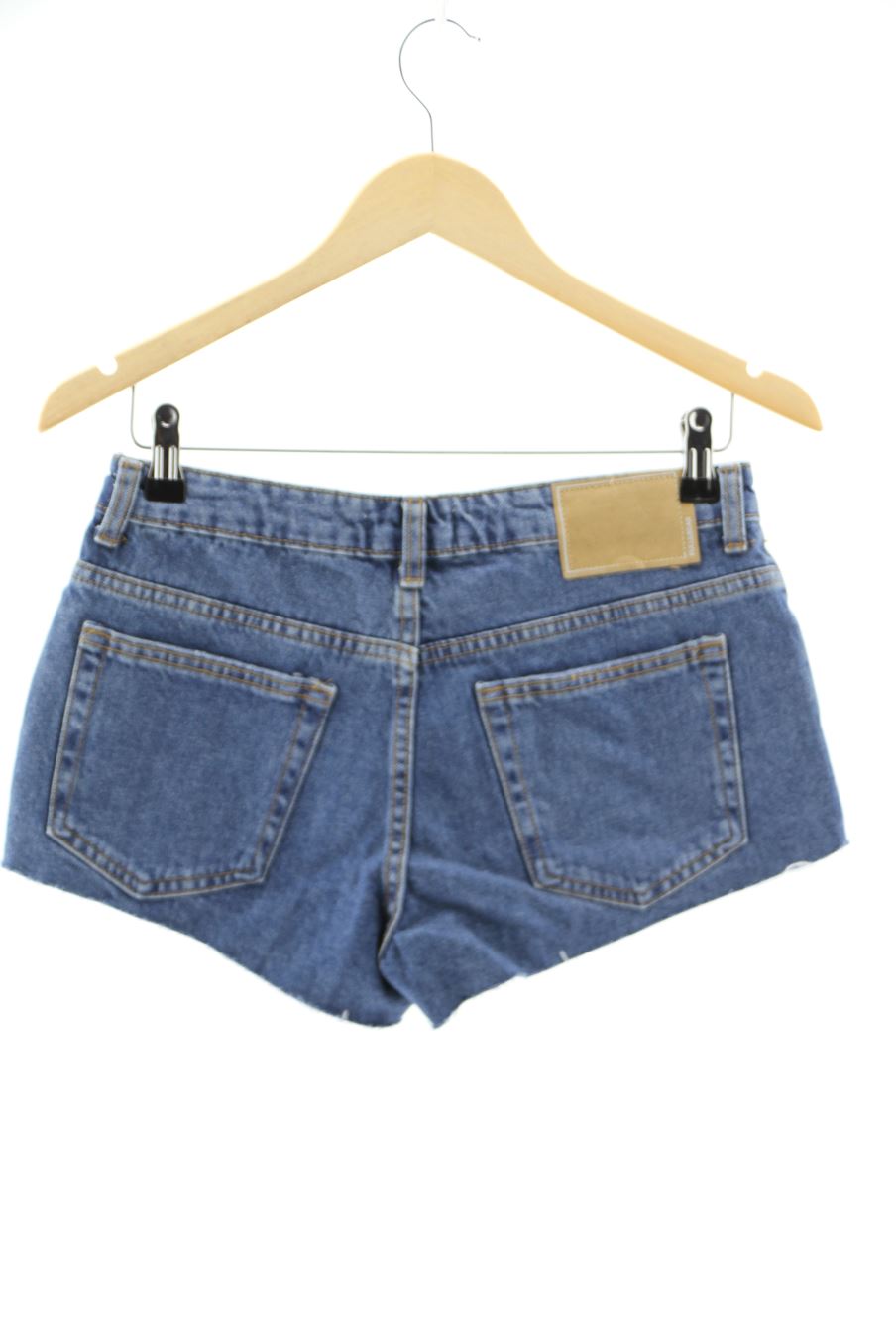 Shorts Pull & Bear de la taille 36, de couleur bleu de denim