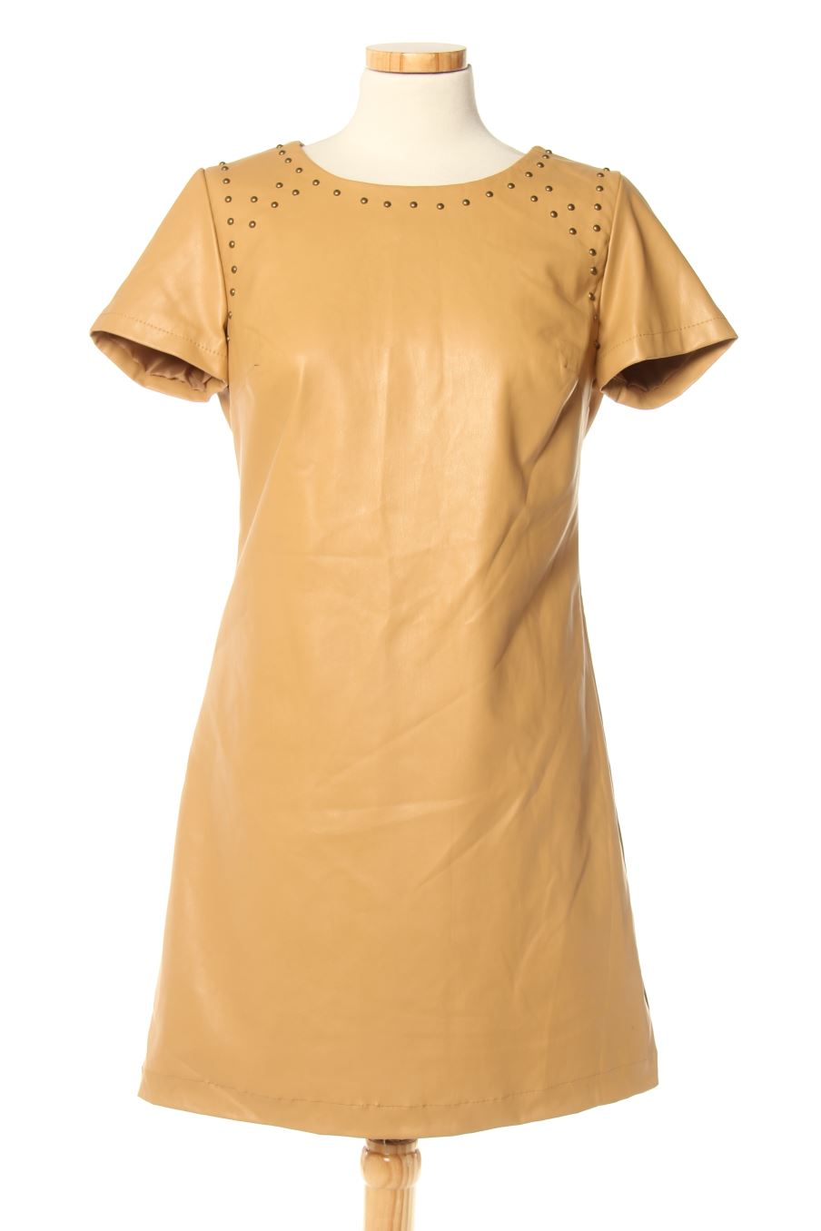 Robe casual Naf Naf de la taille 38, de couleur marron de synthétique