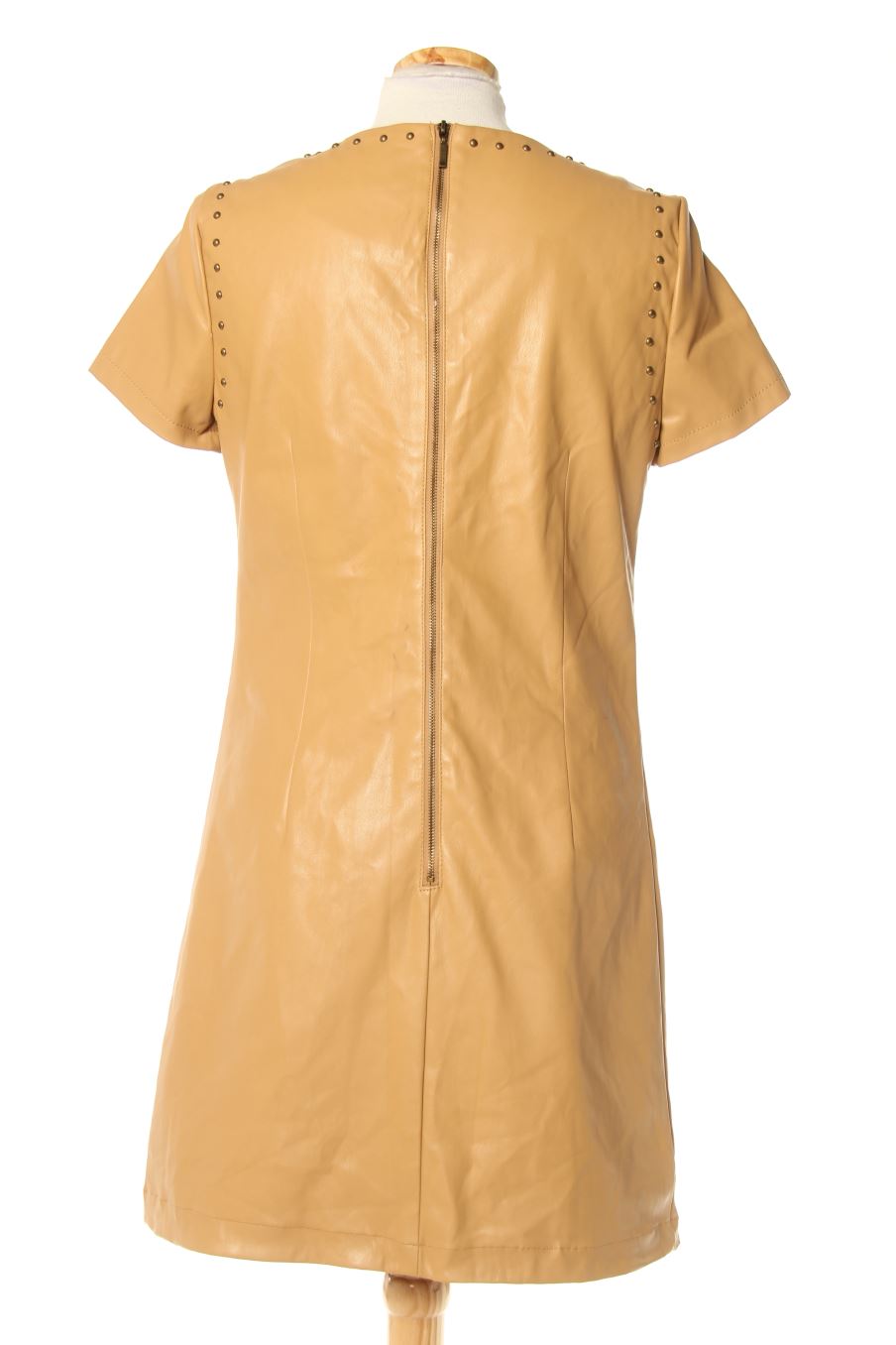 Robe casual Naf Naf de la taille 38, de couleur marron de synthétique