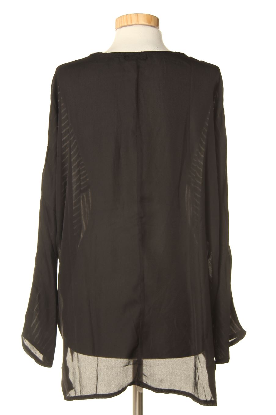 Blouse à manches longues OCTOBER de la taille L, de couleur rayures