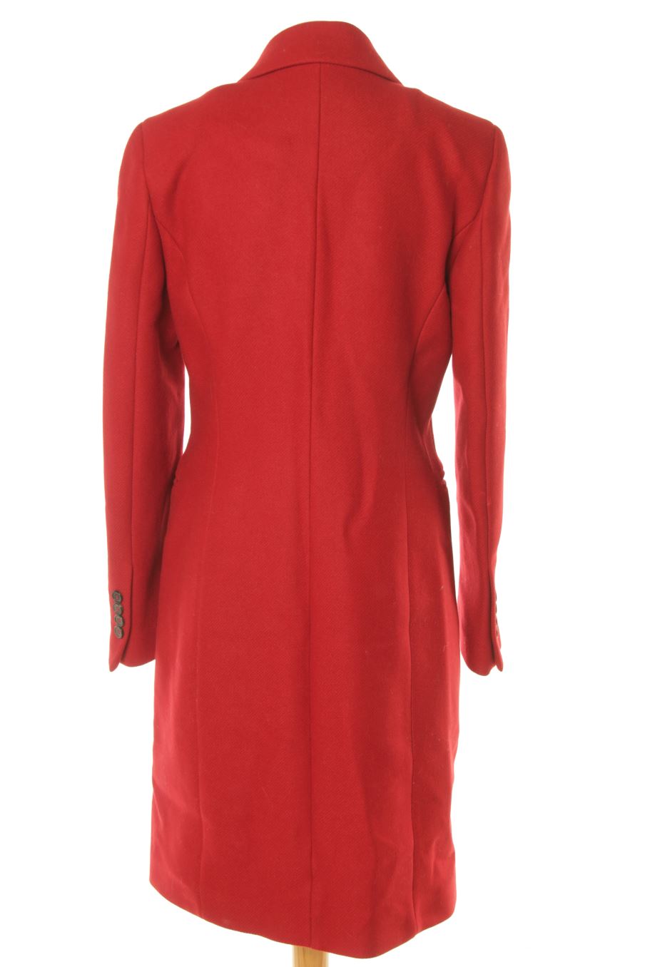 Soprabito Rosso Zara Cappotti Zara In Lana Rosso Taglia L