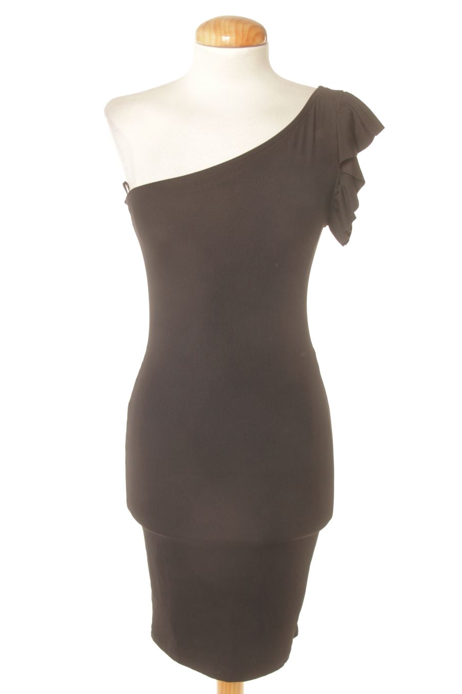 Robe casual Bershka de la taille S, de couleur noir