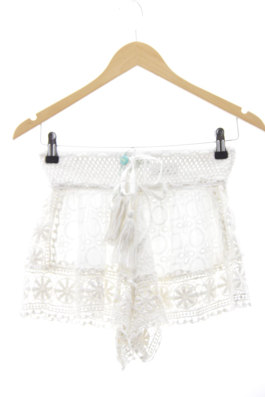 Pantalón corto de Antica Sartoria By Giacomo Cinque de la talla S, de color blanco