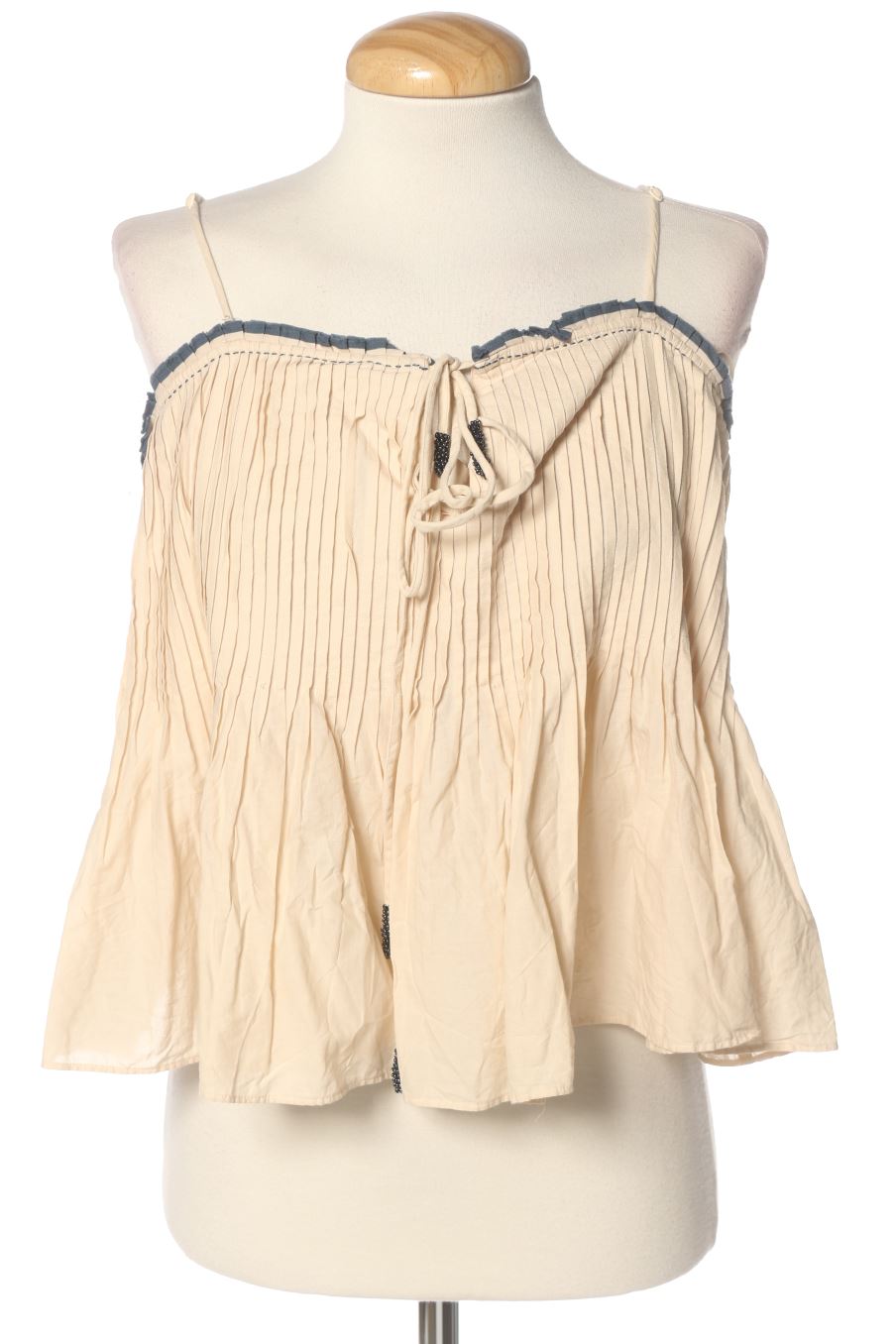 Top de Zara de la talla S, de color beige