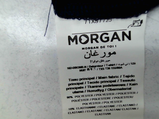 Top de Morgan de toi de la talla XS, de color azul