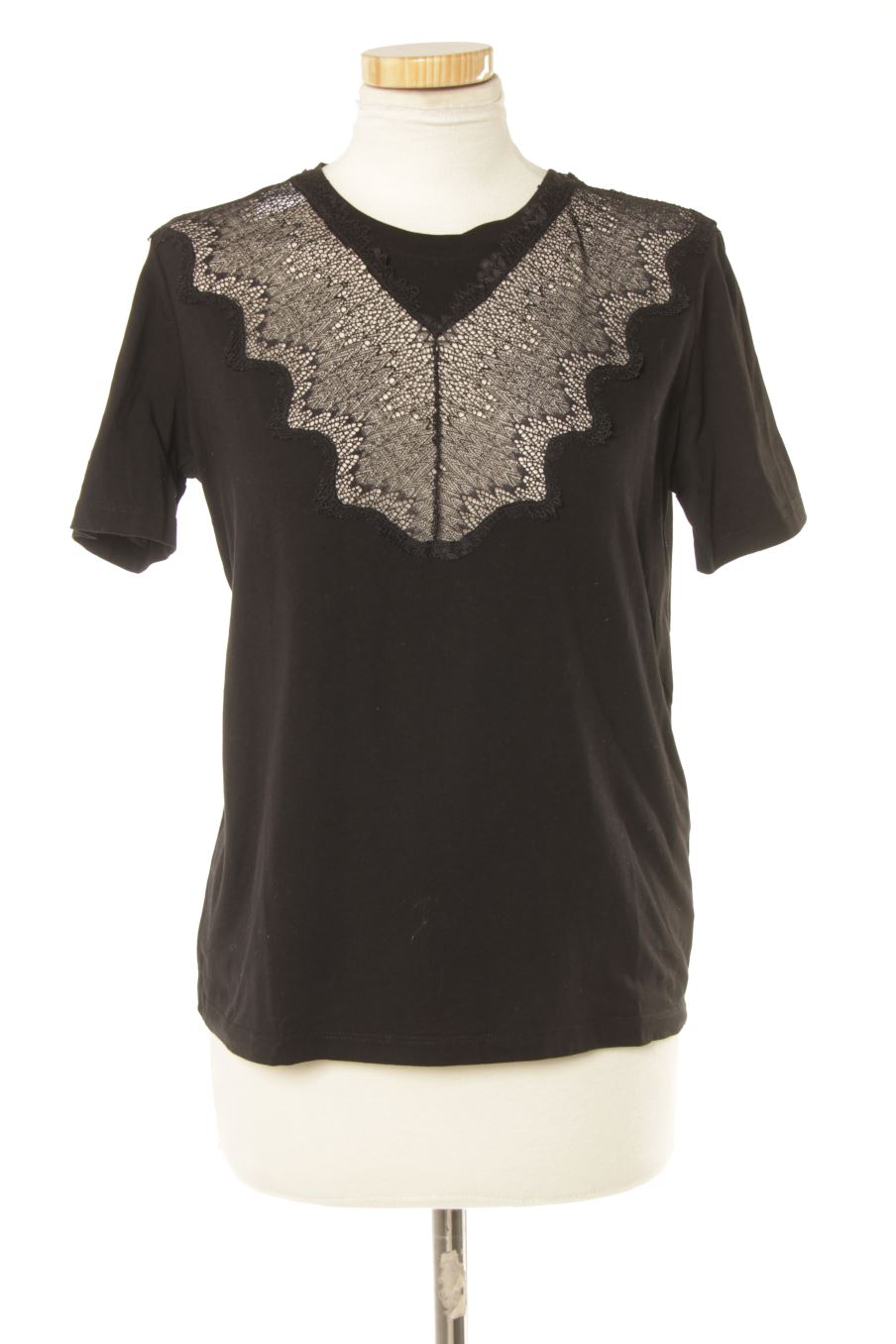T-shirt Maje de la taille S, de couleur noir
