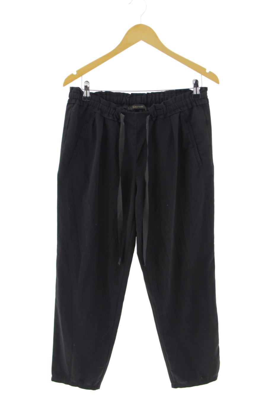 Pantalón Casual de Zara de la talla M, de color negro