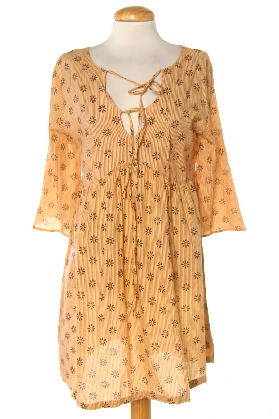Einfaches Kleid von natura Größe S, Farbe Gestreift, für