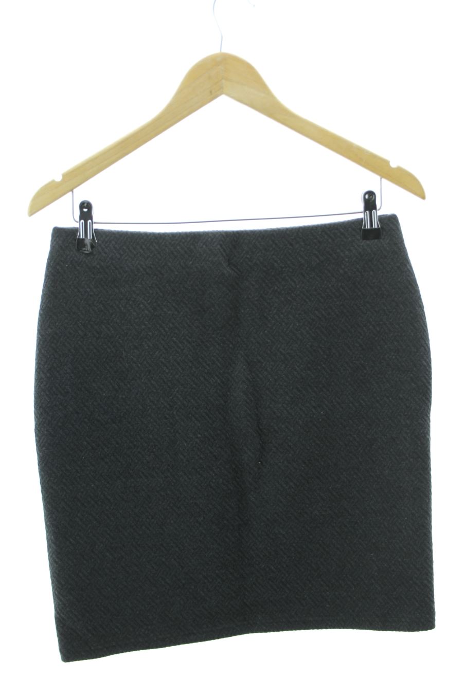 Falda de Promod de la talla 40, de color gris