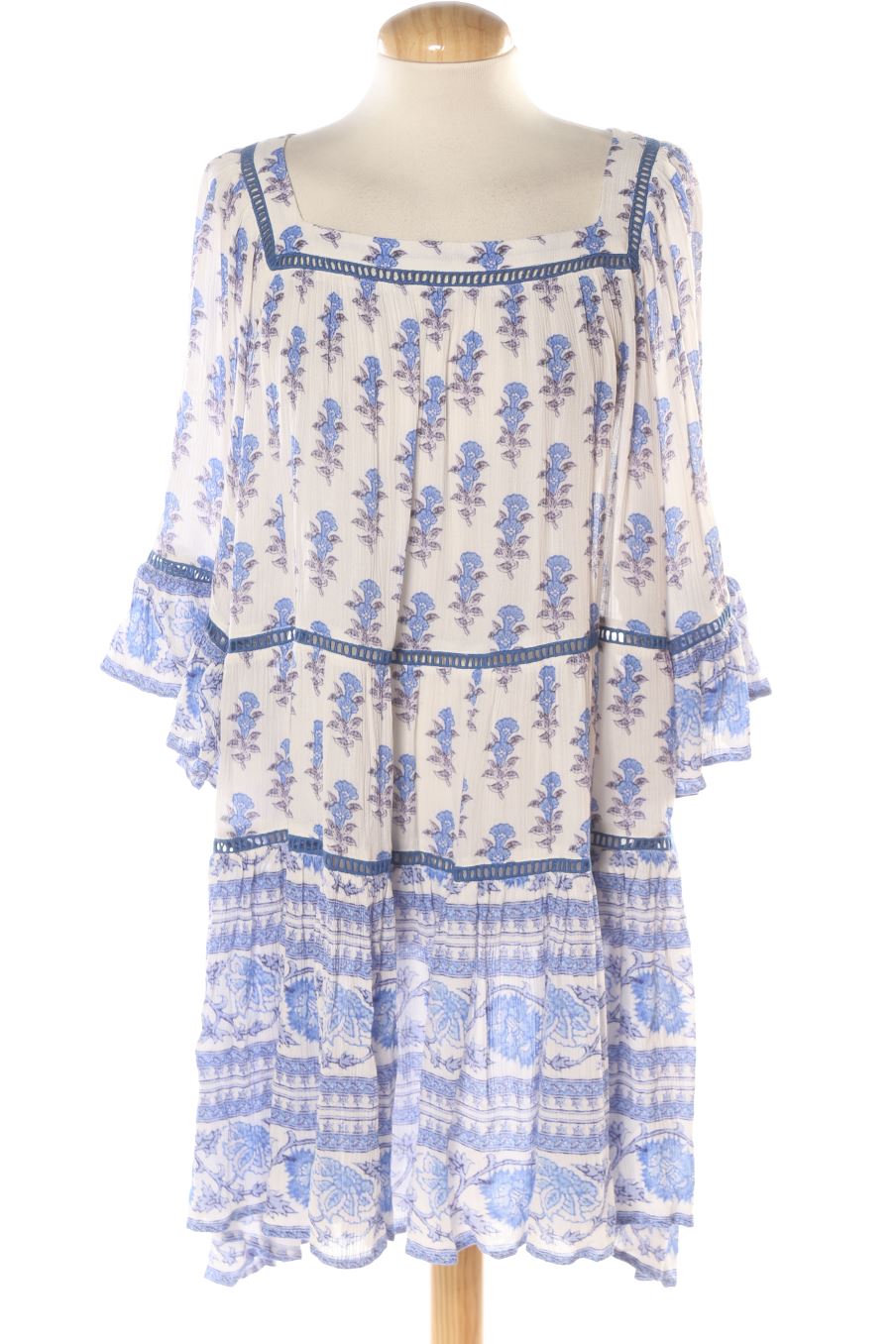 Vestido casual de Playa Lucila de la talla XL, de color estampado