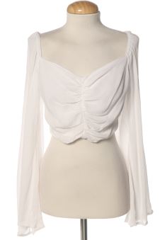 Blusa de manga larga M Stradivarius, foto 1 de 2