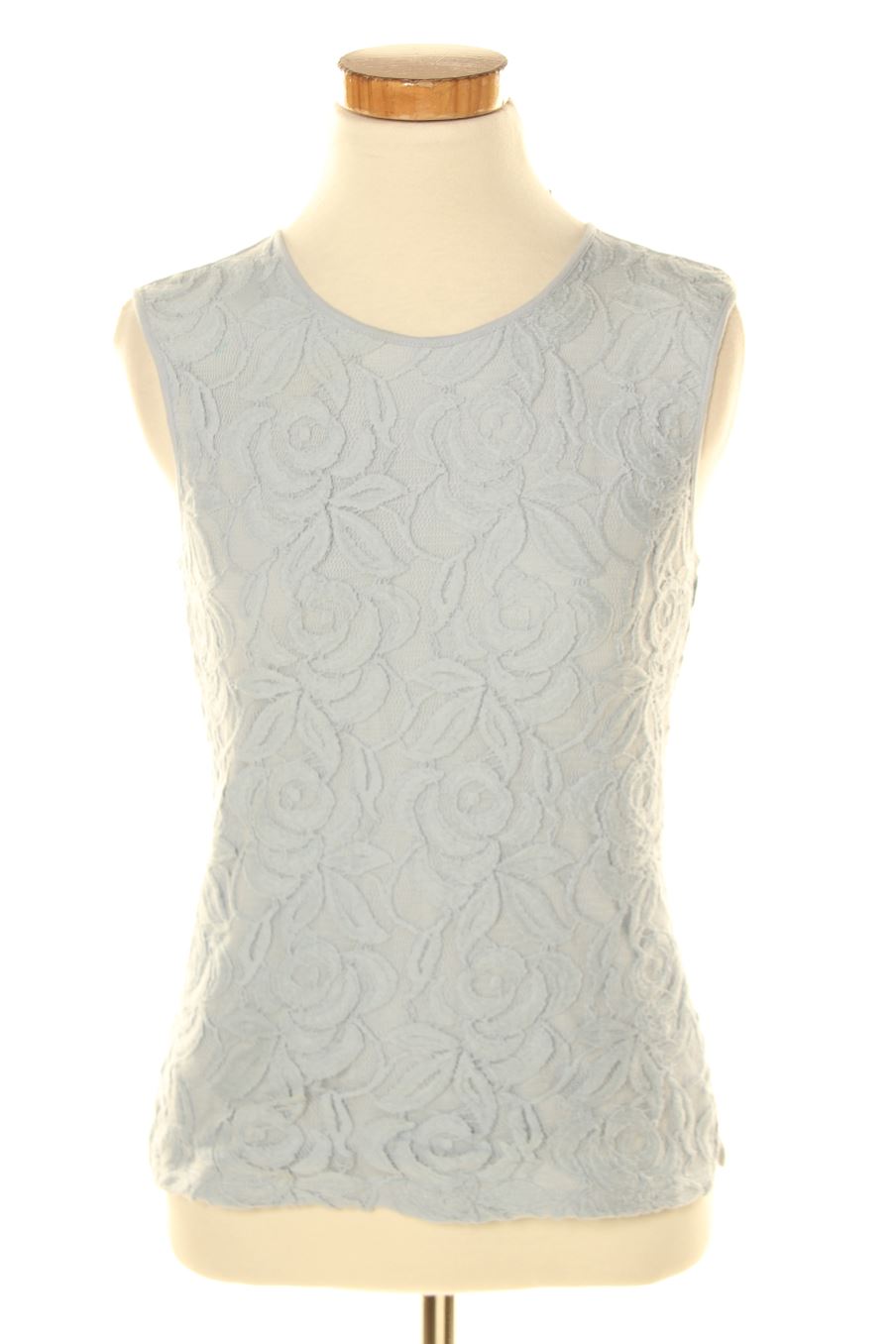 Camiseta sin mangas de Mango de la talla XS, de color azul