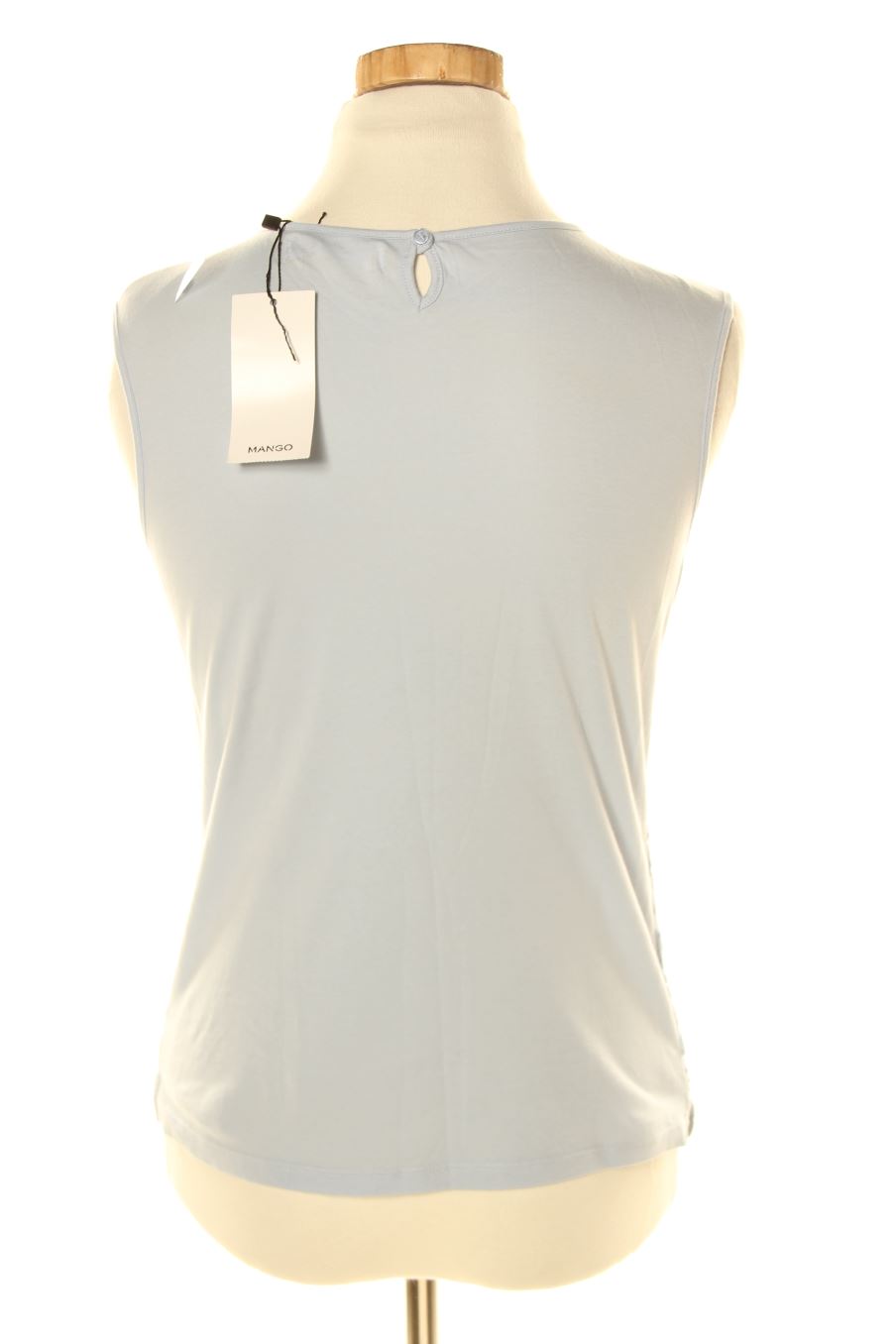 Camiseta sin mangas de Mango de la talla XS, de color azul