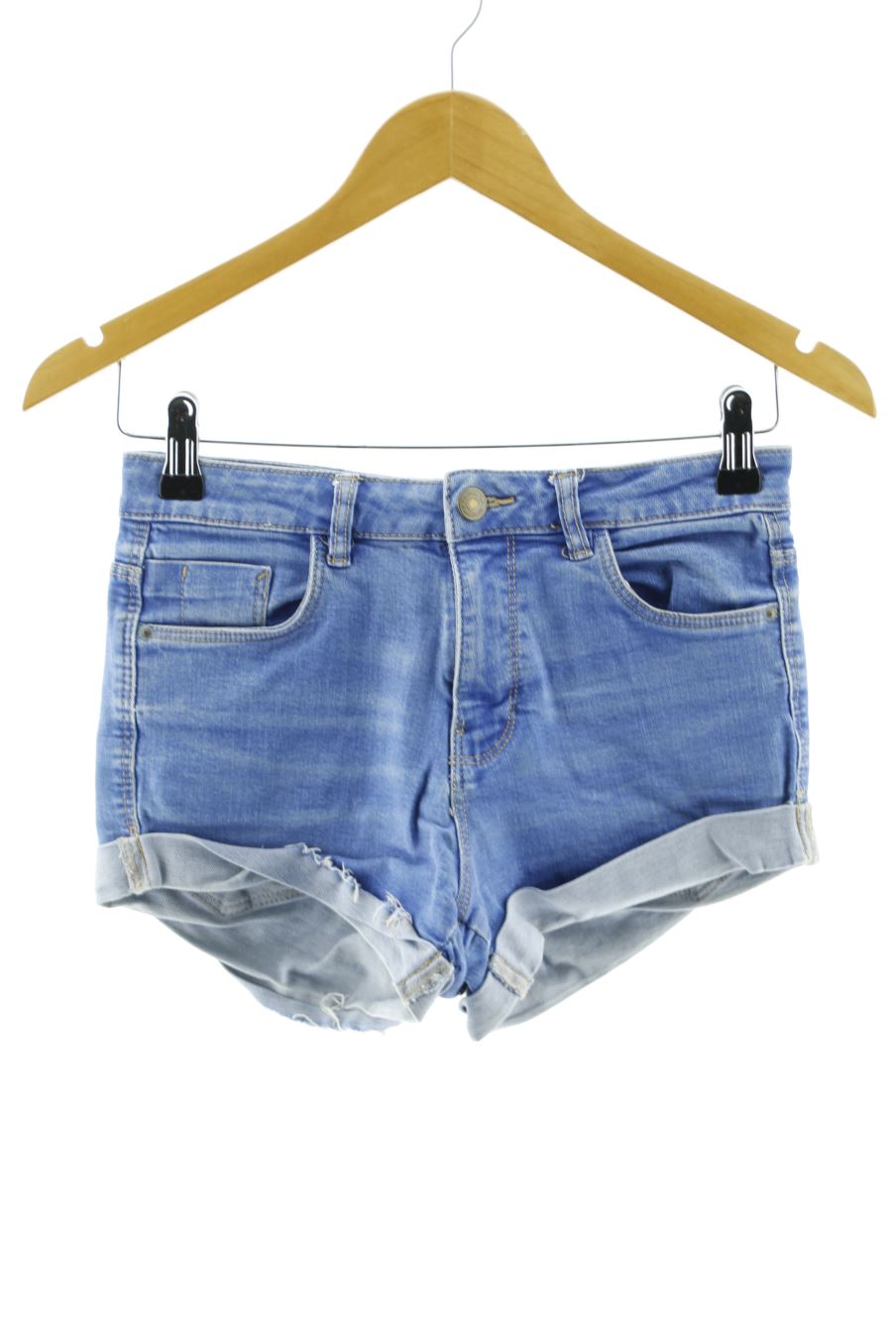 Shorts Trafaluc de la taille 34, de couleur bleu de denim