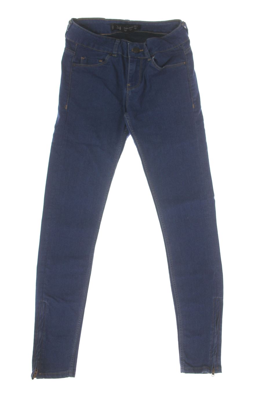 Vaquero de Zara de la talla 34, de color azul de ropa vaquera