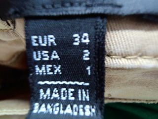 Vaqueros de Mango de la talla 34, de color beige de ropa vaquera