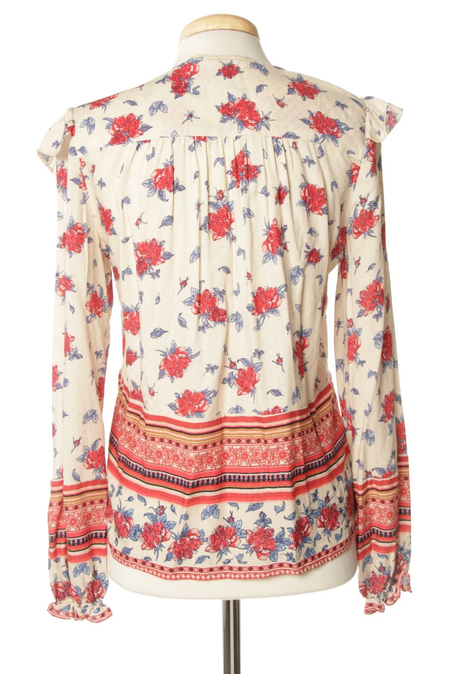 Blouse à manches longues Springfield de la taille 36, de couleur fleurs
