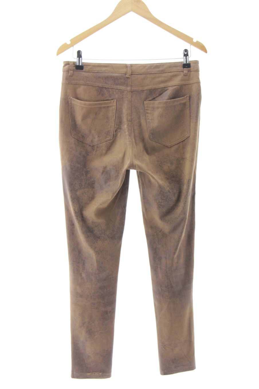 Pantalon Stradivarius de la taille 42, de couleur marron de denim