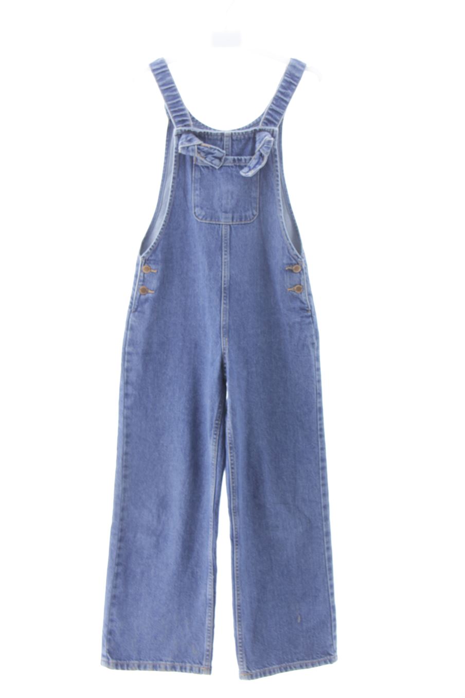 Pantalón de peto de Mango de la talla 9 años de denim de segunda mano