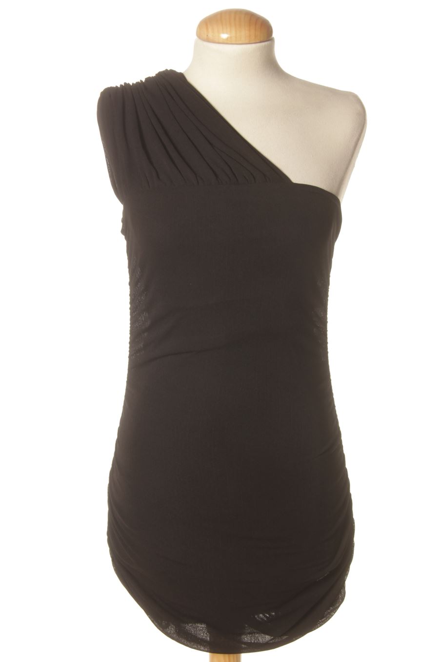 Vestito casual de Zara de la talla S, de color nero