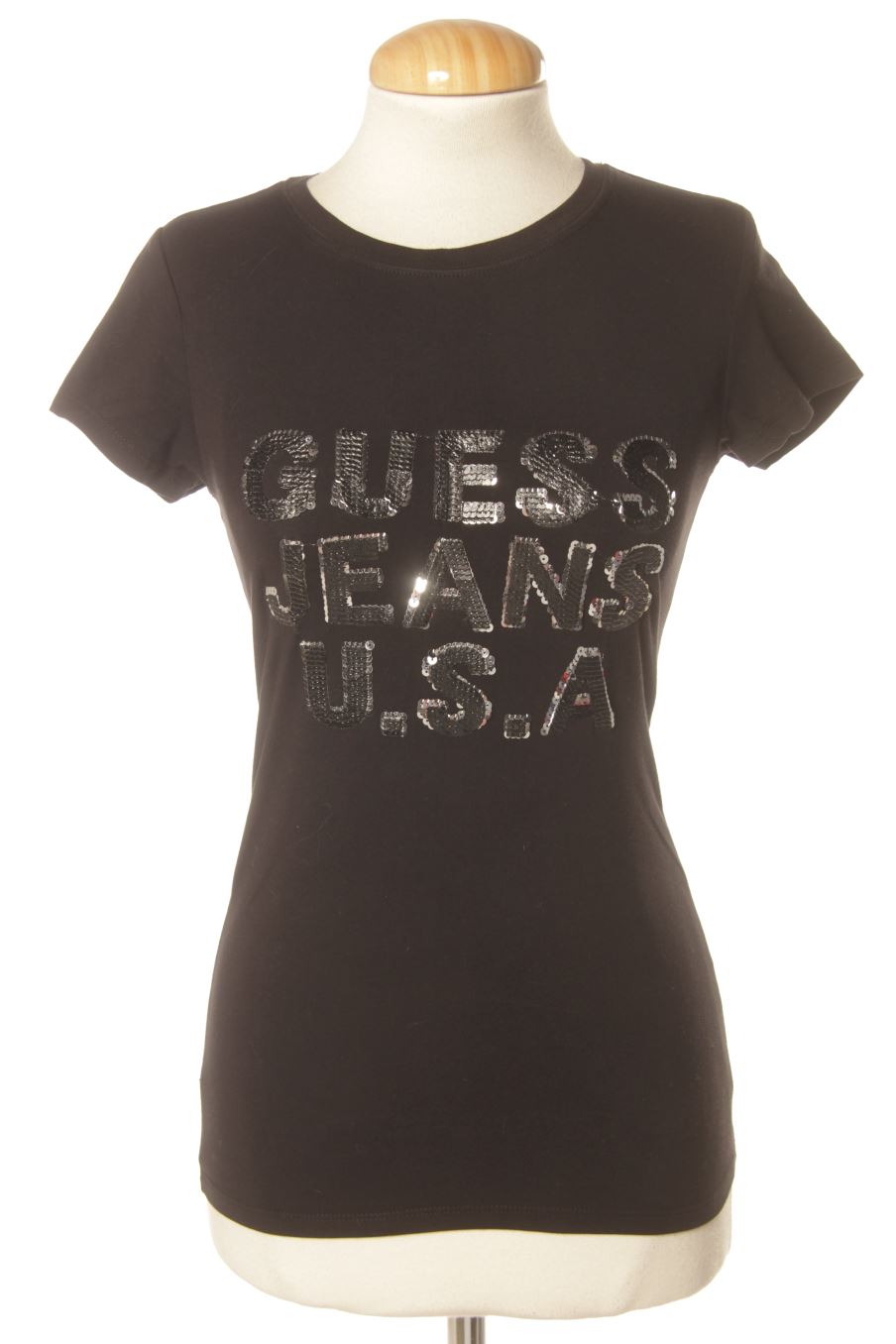 T-Shirt von Guess Größe S, Farbe Schwarz, für