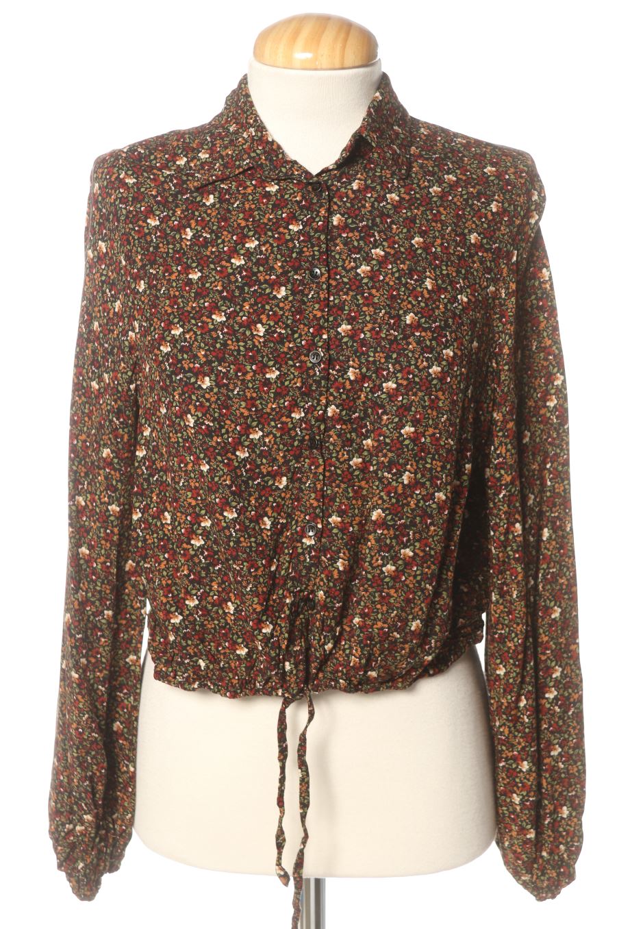 Blouse à manches longues Pull & Bear de la taille XS, de couleur imprimés