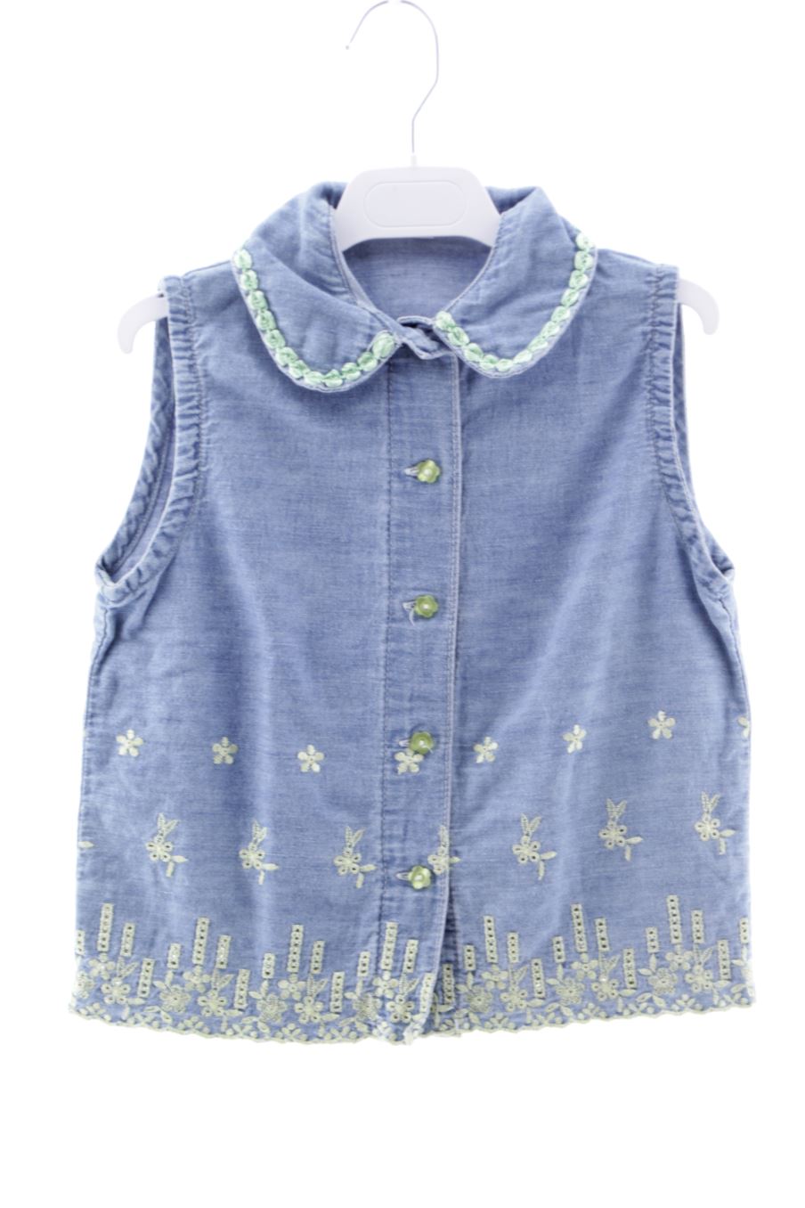 Camisa sin mangas de PERCENTIL de la talla 14 años de denim de segunda mano