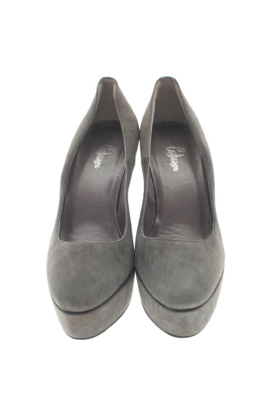 Botines de Castañer de la talla 36, de color gris de