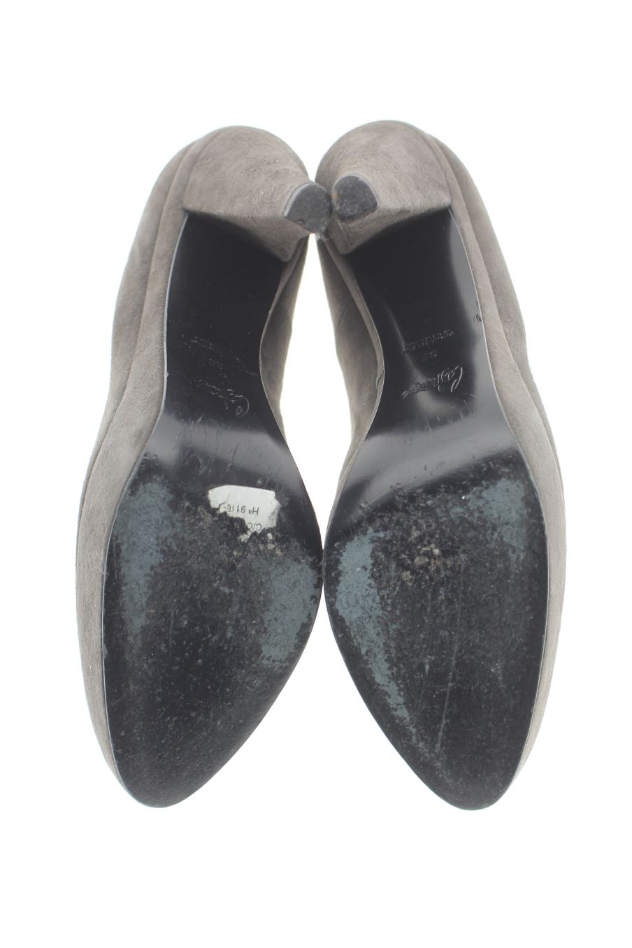 Botines de Castañer de la talla 36, de color gris de