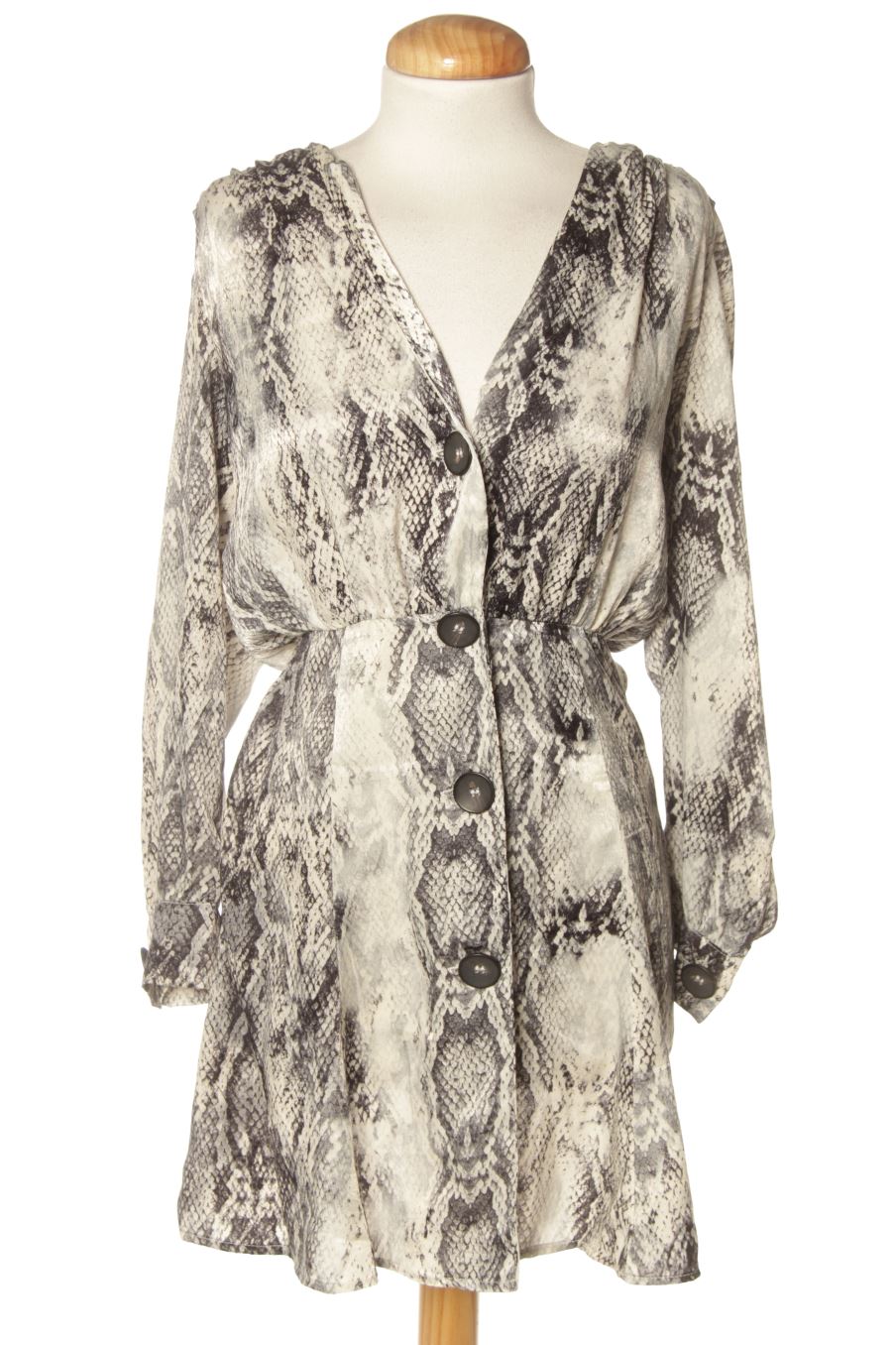 Vestido casual de Zara de la talla XS, de color animal print