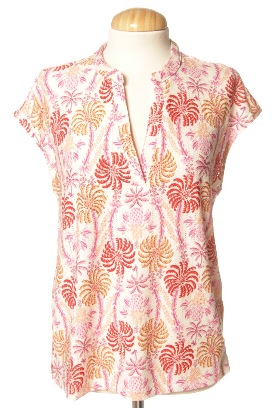 Blusa a maniche corte de Cortefiel de la talla S, de color stampato