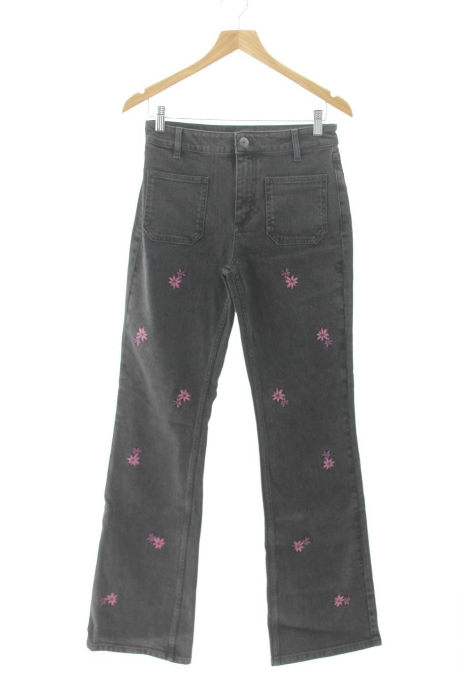 Jeans Desigual de la taille 38, de couleur noir de denim