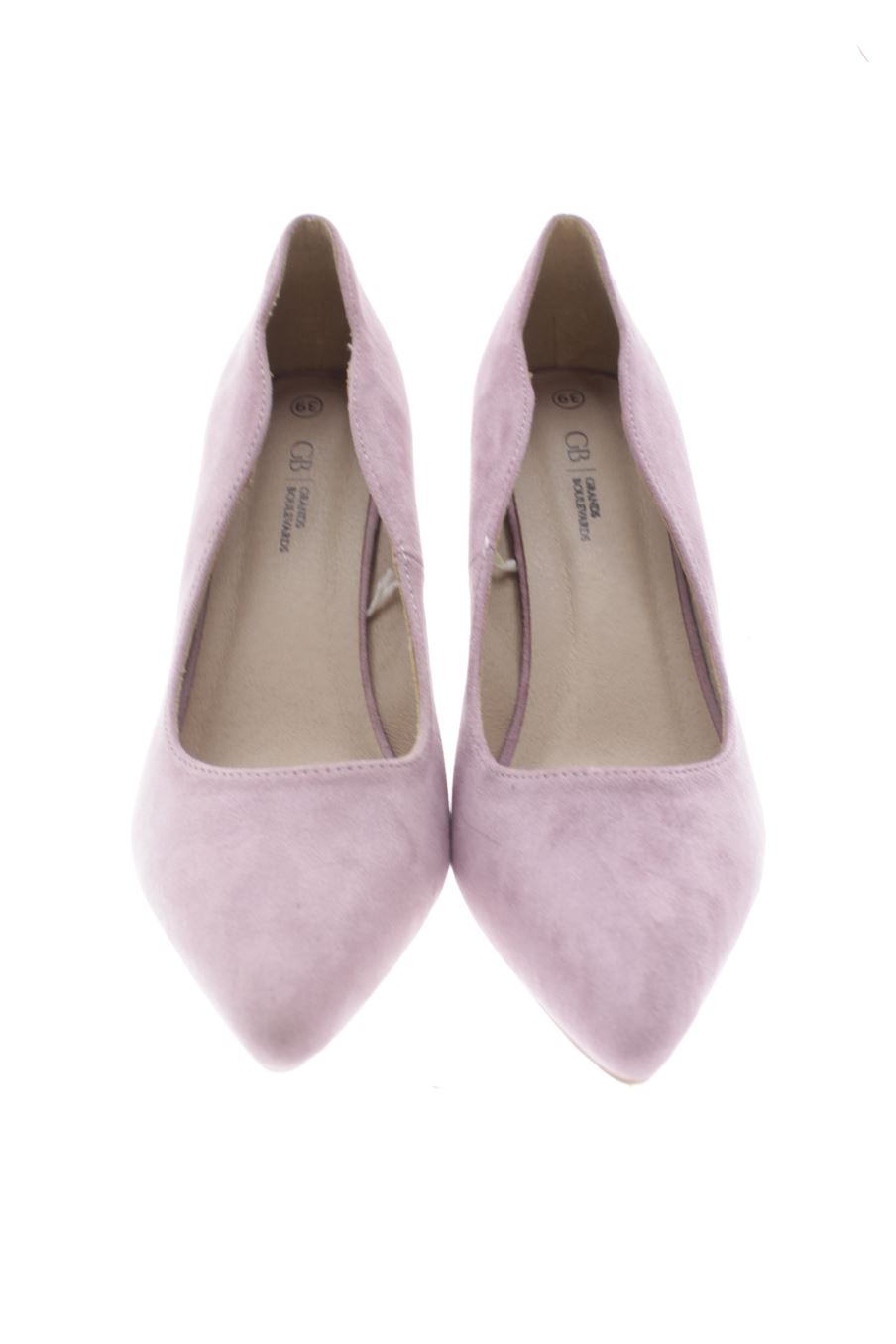 Zapatos de tacon de GRANDS BOULEVARDS de la talla 39, de color morado de