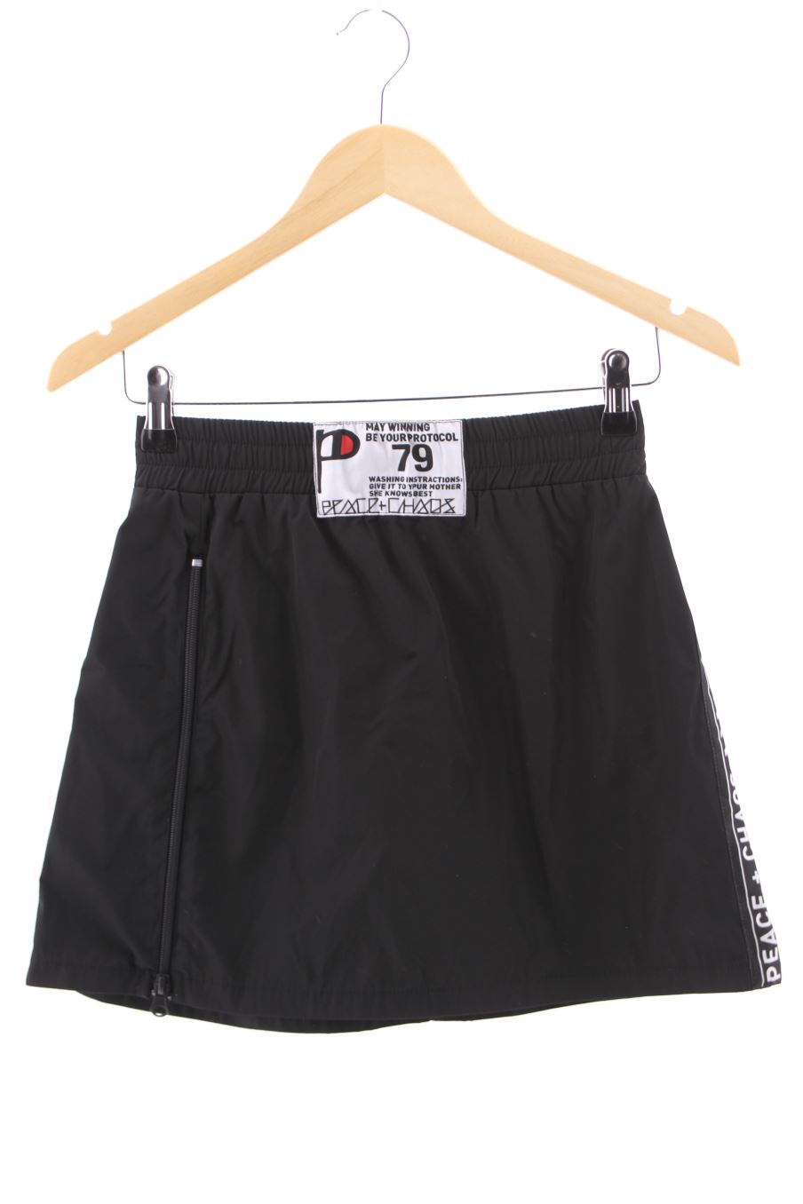 Jupe PEACE + CHAOS de la taille S, de couleur noir
