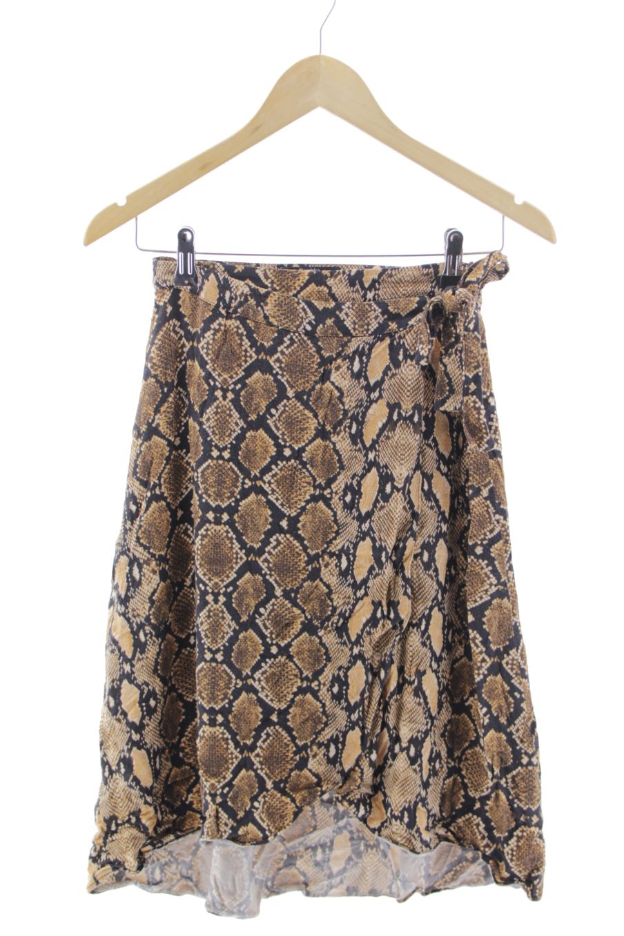Falda de Bershka de la talla XS, de color animal print