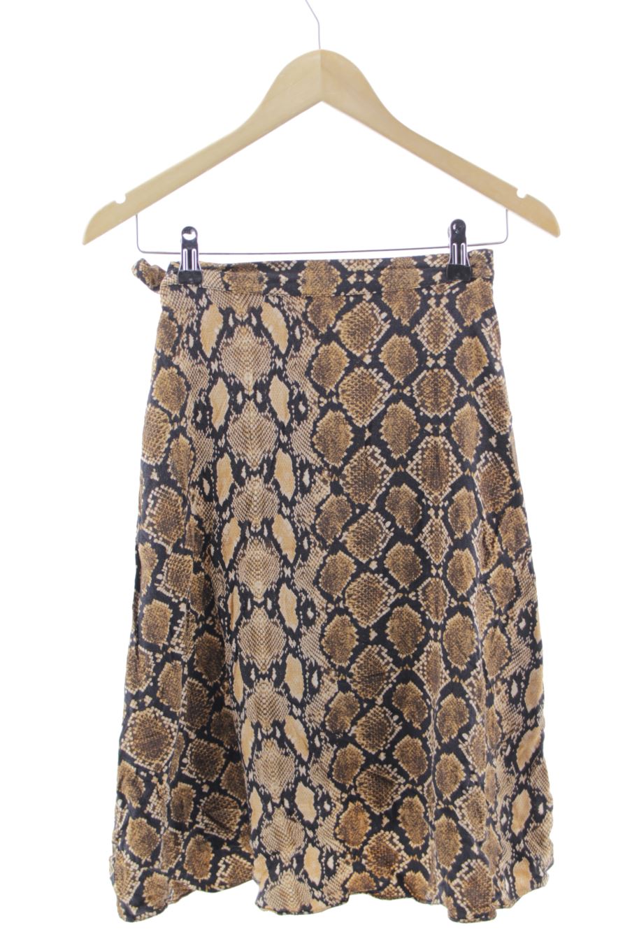Falda de Bershka de la talla XS, de color animal print