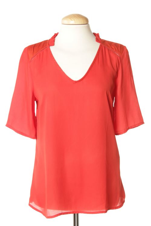 Kurzärmelige Bluse