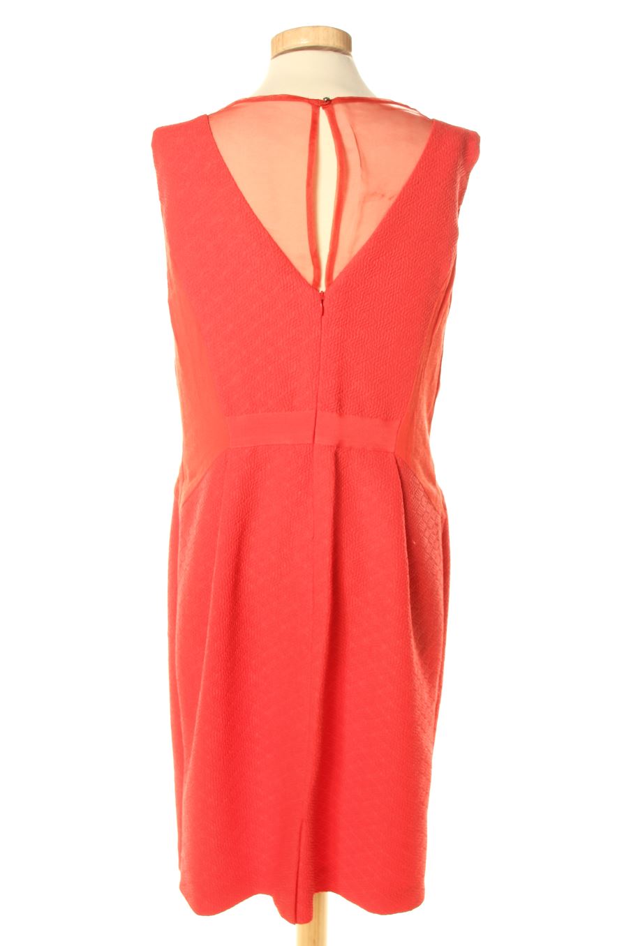 Robe casual Yera de la taille 46, de couleur rouge