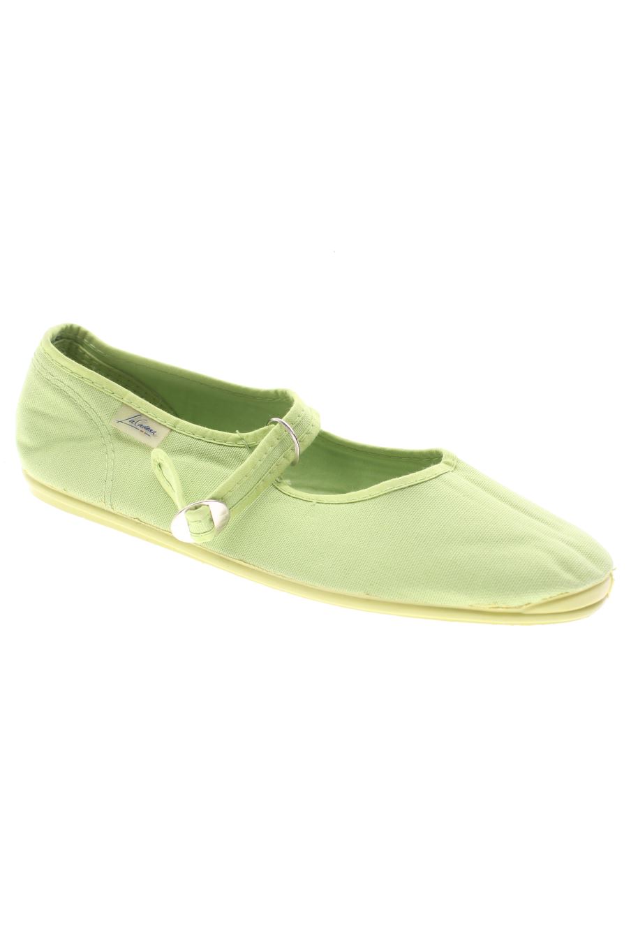 Bailarinas de La Cadena de la talla 40, de color verde de