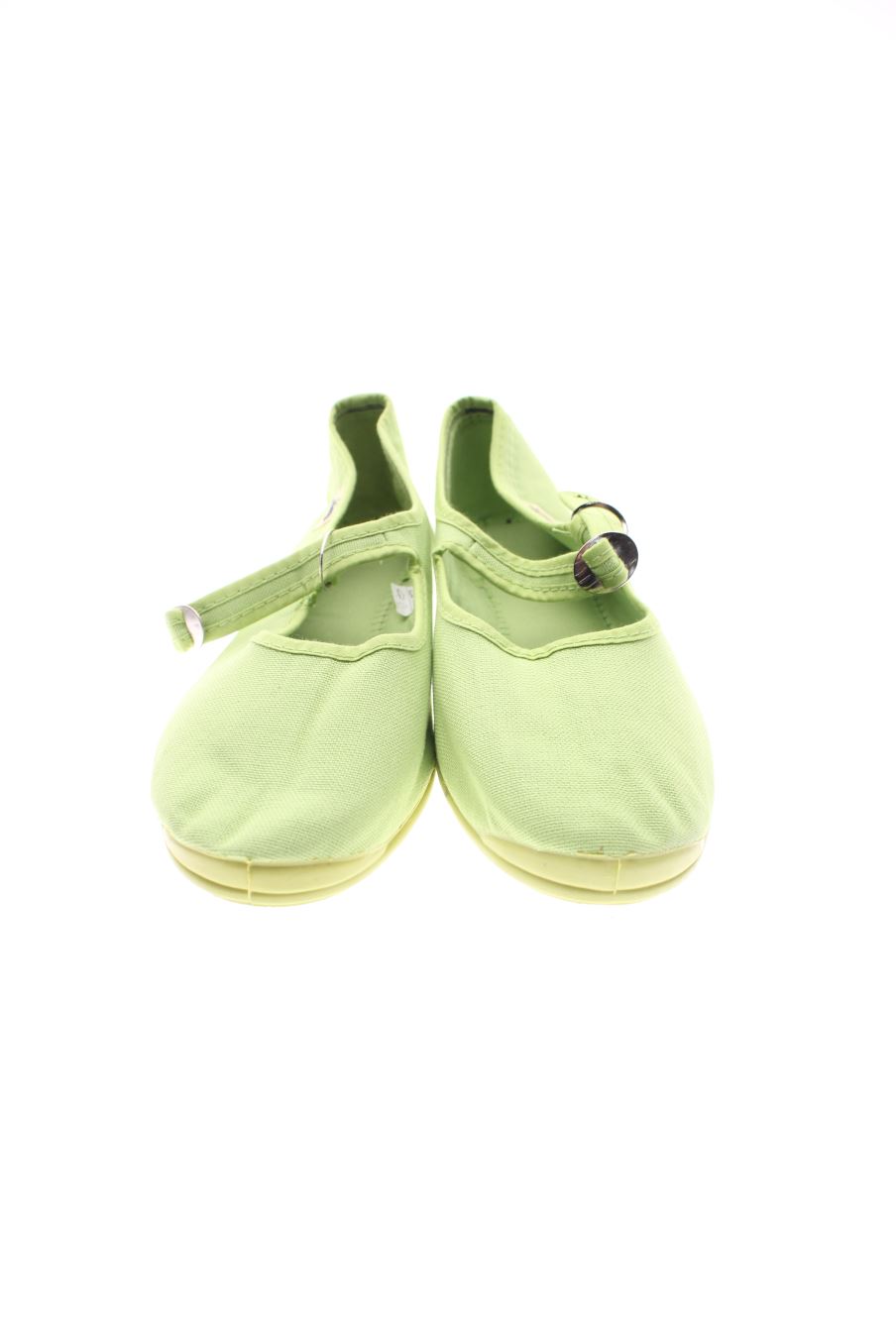 Bailarinas de La Cadena de la talla 40, de color verde de