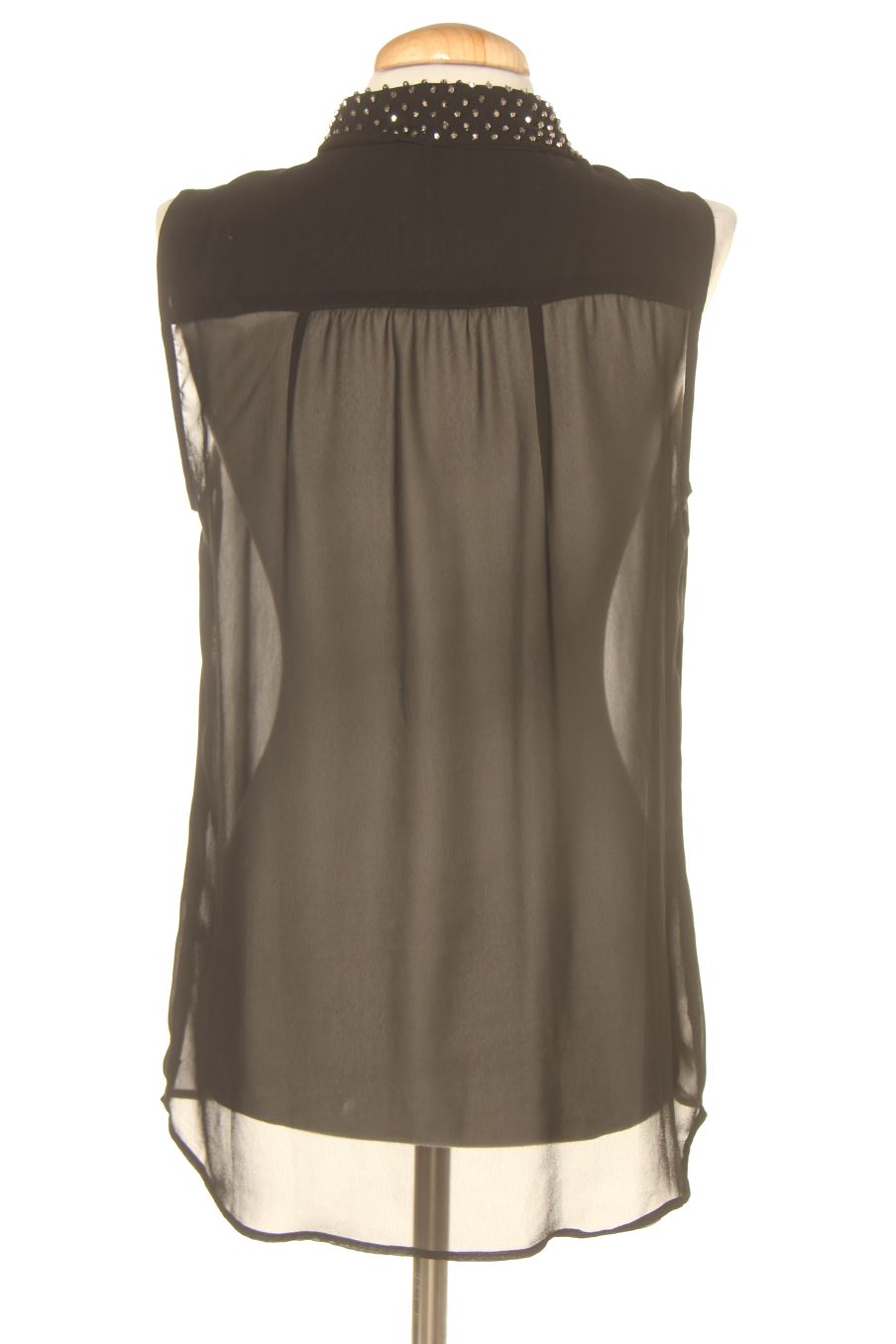 Ärmelloses Hemd von Trafaluc Größe S, Farbe Schwarz, für