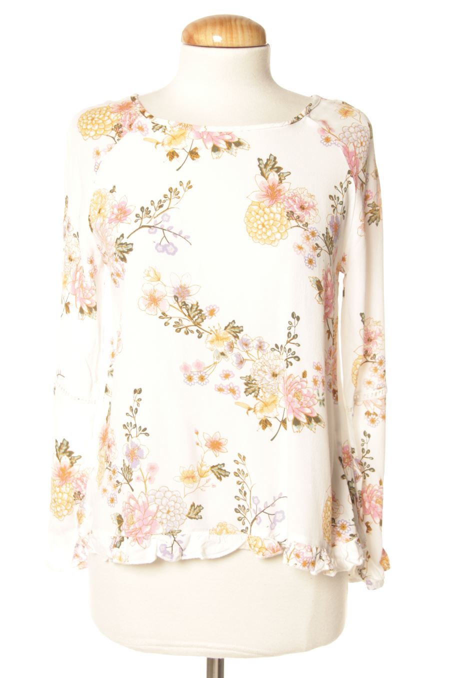 Blouse à manches longues Springfield de la taille 36, de couleur fleurs