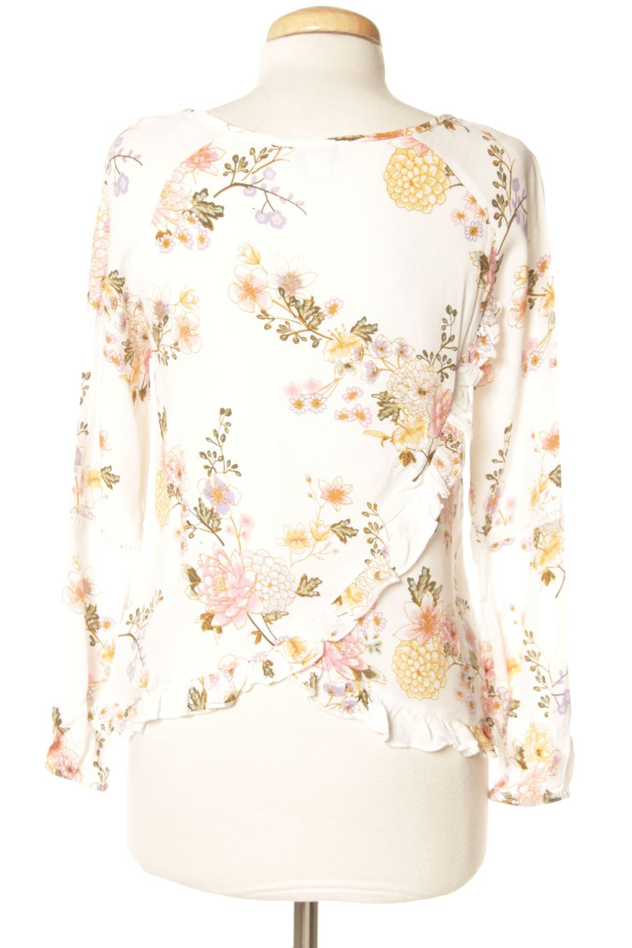 Blouse à manches longues Springfield de la taille 36, de couleur fleurs
