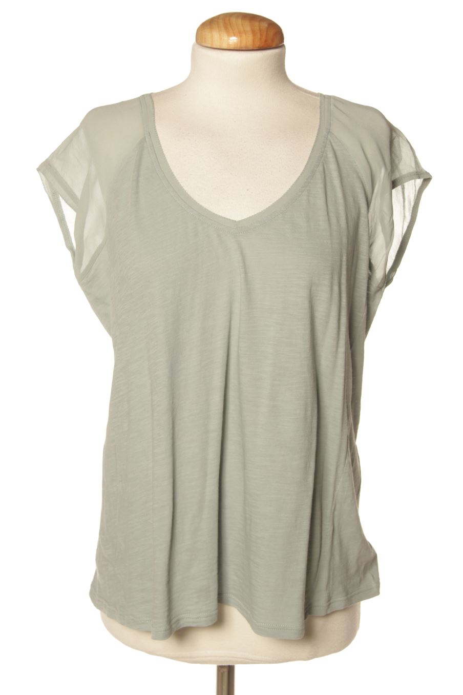 Blusa a maniche corte de Comptoir des Cotonniers de la talla M, de color turchese