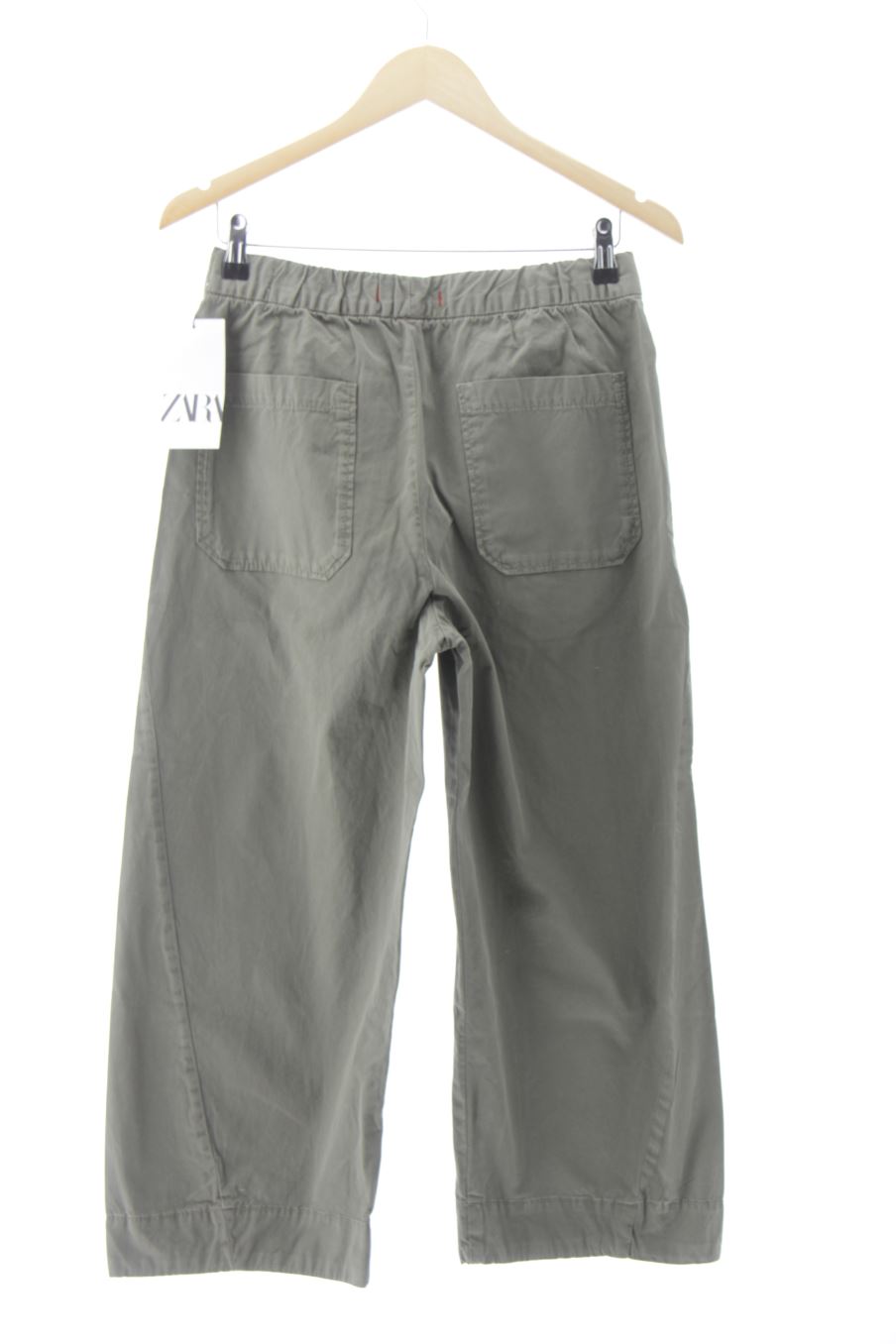 Pantalon Casual Zara de la taille XS, de couleur vert