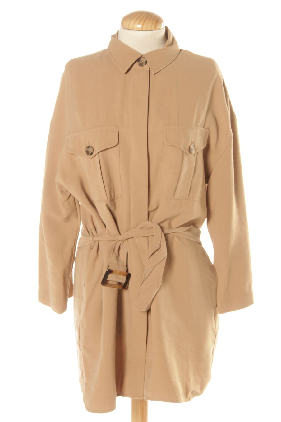 Vestito casual de Stradivarius de la talla M, de color marrone